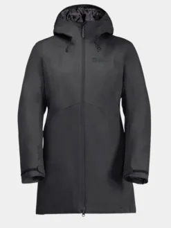 Jack Wolfskin Kurtka zimowa Heidelstein Ins Jkt 1115681 Czarny Regular Fit