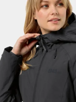 Jack Wolfskin Kurtka zimowa Heidelstein Ins Jkt 1115681 Czarny Regular Fit
