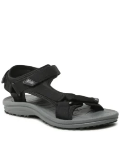 Jack Wolfskin Sandały Wave Breaker M 4052011 Czarny