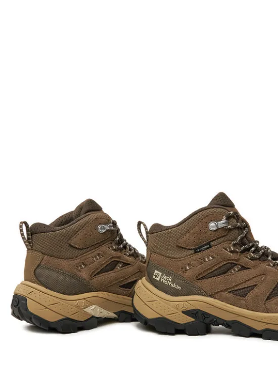 Jack Wolfskin Trekkingi Vojo Tour Texapore Mid W A62071 Brązowy