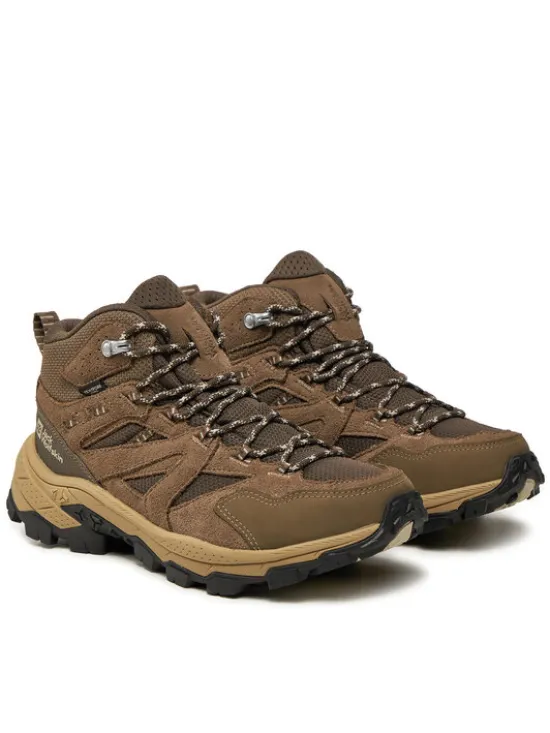 Jack Wolfskin Trekkingi Vojo Tour Texapore Mid W A62071 Brązowy