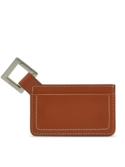 JACQUEMUS Etui na karty kredytowe 24E245SL125 Brązowy