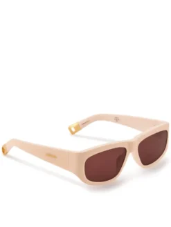JACQUEMUS Okulary przeciwsłoneczne JAC2C2SUN Beżowy