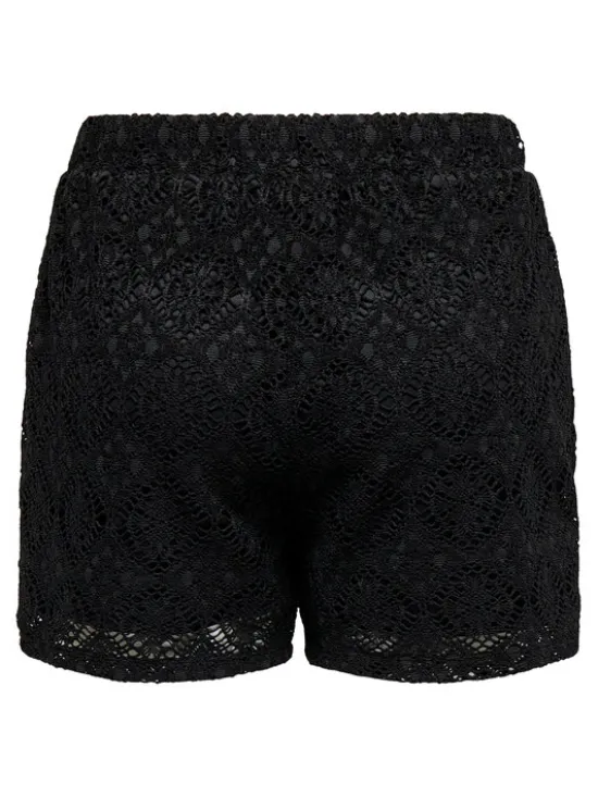 JDY Szorty materiałowe Eva 15351501 Czarny Loose Fit
