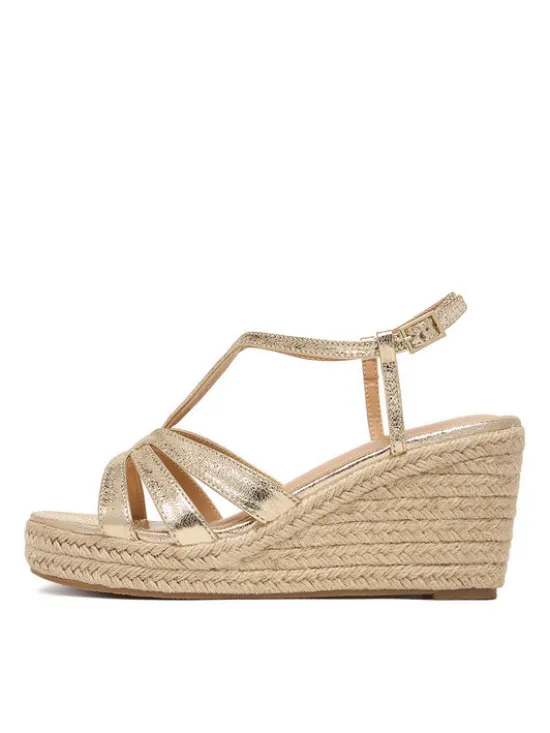 JENNY Espadryle CEO-SXH89783 Złoty
