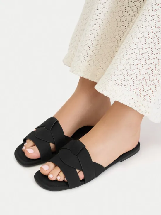 JENNY Klapki CE0-R25SS09615 Czarny
