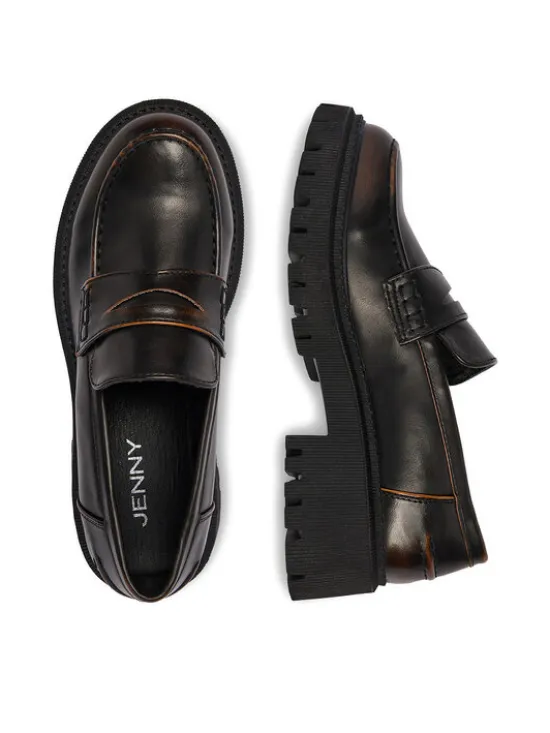 JENNY Loafersy CEO-HY13027-17 Brązowy