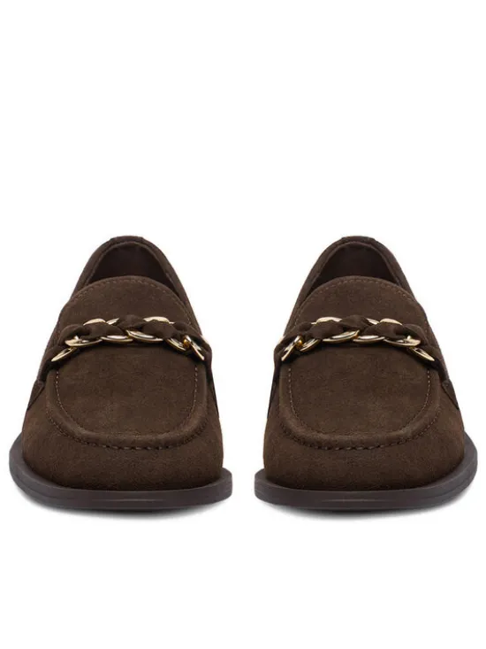JENNY Loafersy CEO-HY1666-5 Brązowy ciemny