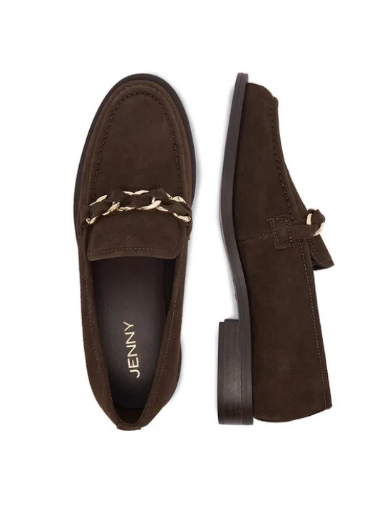 JENNY Loafersy CEO-HY1666-5 Brązowy ciemny