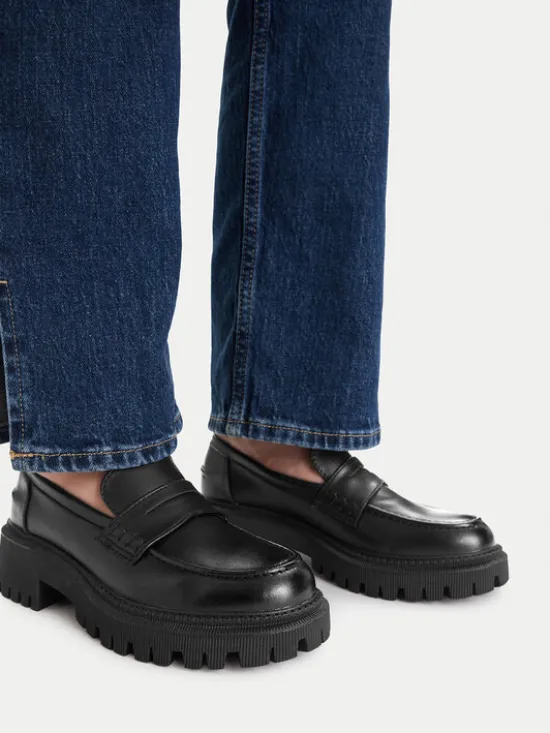 JENNY Loafersy CEO-HY13027-17 Czarny