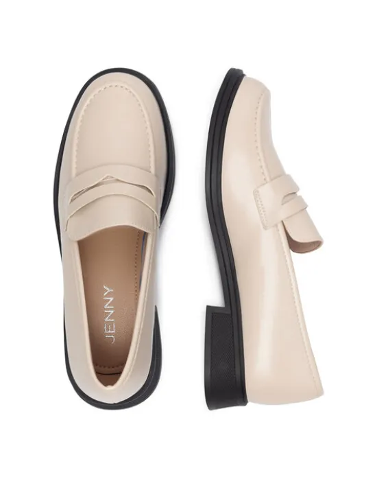 JENNY Loafersy CEO-WFA3074-1 Beżowy