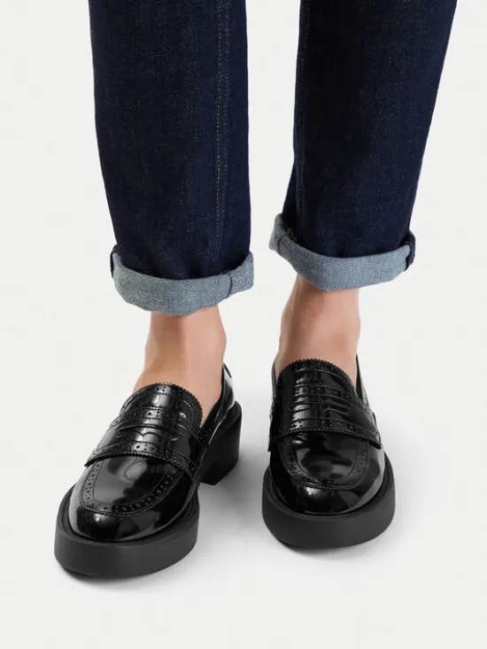 JENNY Loafersy CEO-YT25110 Czarny