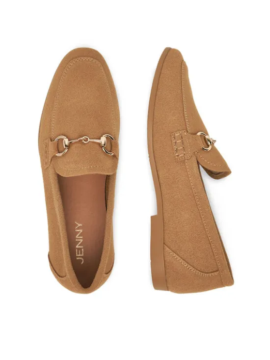 JENNY Loafersy HY60163-9 Brązowy