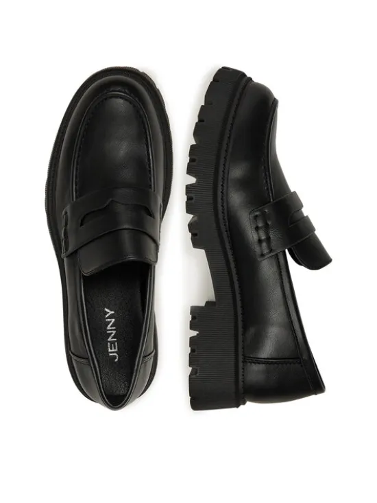 JENNY Loafersy WS5875-30 Czarny
