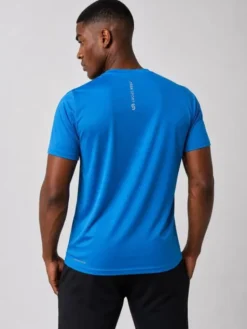 Jigga Wear Koszulka techniczna 131611 Niebieski Regular Fit