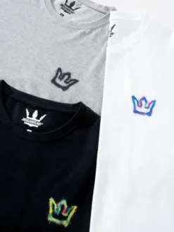 Jigga Wear Longsleeve Zestaw 3 Koszulek Z Długim Rękawem Czarna / Szara / Biała Jigga Wear Mini Spray S Czarny Regular Fit