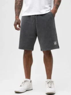 Jigga Wear Szorty materiałowe 132138 Czarny Regular Fit