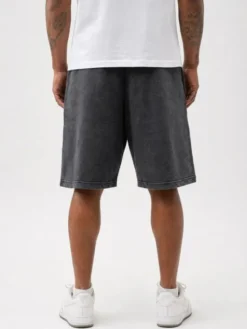 Jigga Wear Szorty materiałowe 132138 Czarny Regular Fit