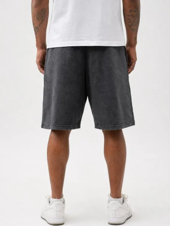 Jigga Wear Szorty materiałowe 132138 Czarny Regular Fit