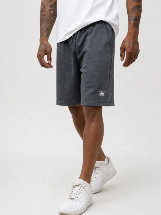 Jigga Wear Szorty materiałowe 132138 Czarny Regular Fit