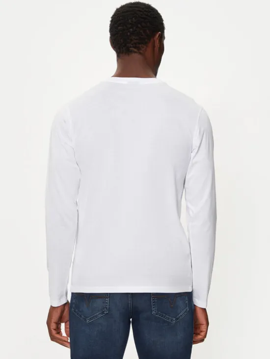 JOOP! Jeans Longsleeve 30033284 Biały Modern Fit
