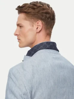 JOOP! Marynarka Hoverest 30102592 Niebieski jasny Slim Fit