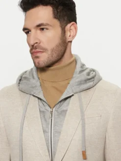JOOP! Marynarka 17 JB-80Havardy-J12 30045045 Beżowy Slim Fit