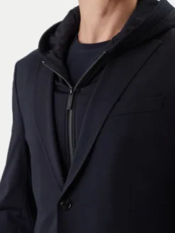 JOOP! Marynarka JB-108Huntsville-J6 30101585 Granatowy Regular Fit