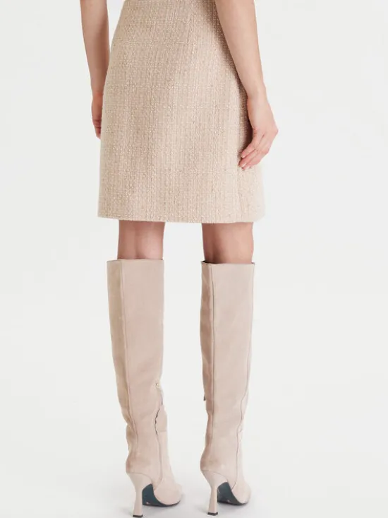 JOOP! Spódnica mini 58 253S58Saida 30047955 Beżowy Regular Fit