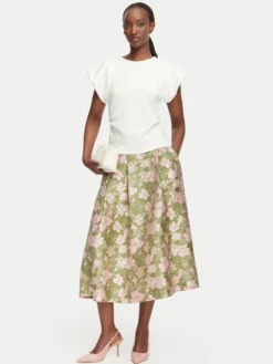 JOOP! Spódnica trapezowa 263S32Sagira2 30103311 Kolorowy Regular Fit