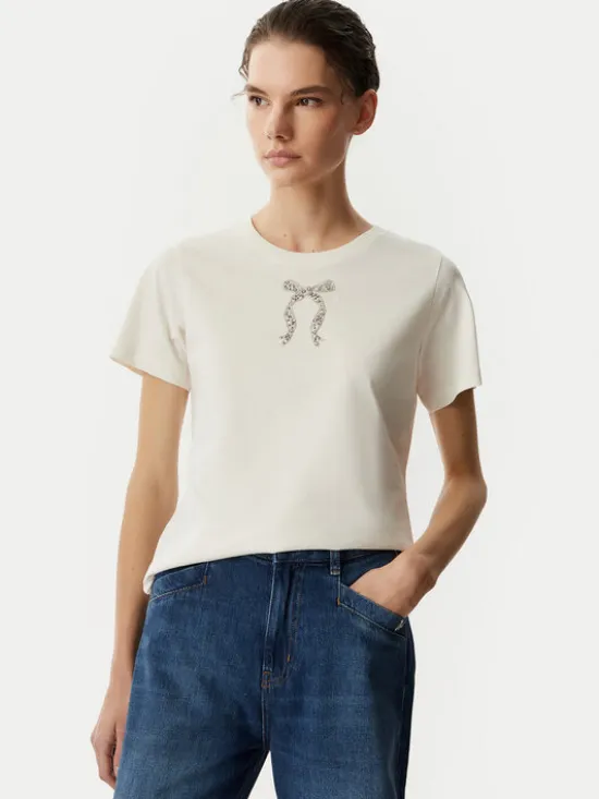 JOOP! T-Shirt Tamme 30103725 Biały Slim Fit