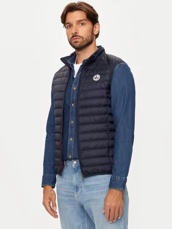 Jott Kamizelka Tom P000MDOW04 Granatowy Slim Fit