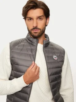 Jott Kamizelka Tom P000MDOW04 Szary Slim Fit