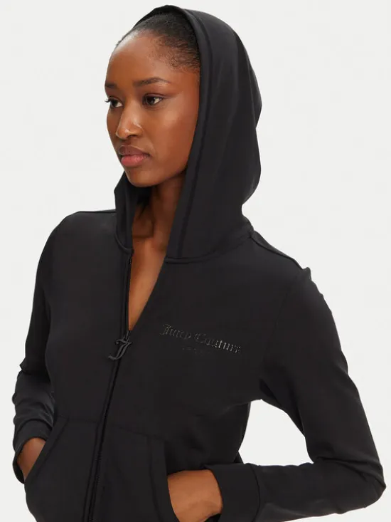 Juicy Couture Bluza Active JCSAS125401 Czarny Slim Fit