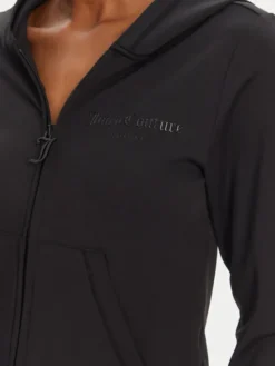 Juicy Couture Bluza Active JCSAS125401 Czarny Slim Fit