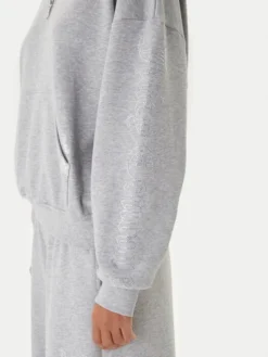 Juicy Couture Bluza Castella JCWAS225319 Szary Oversize