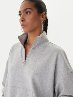 Juicy Couture Bluza Castella JCWAS225319 Szary Oversize