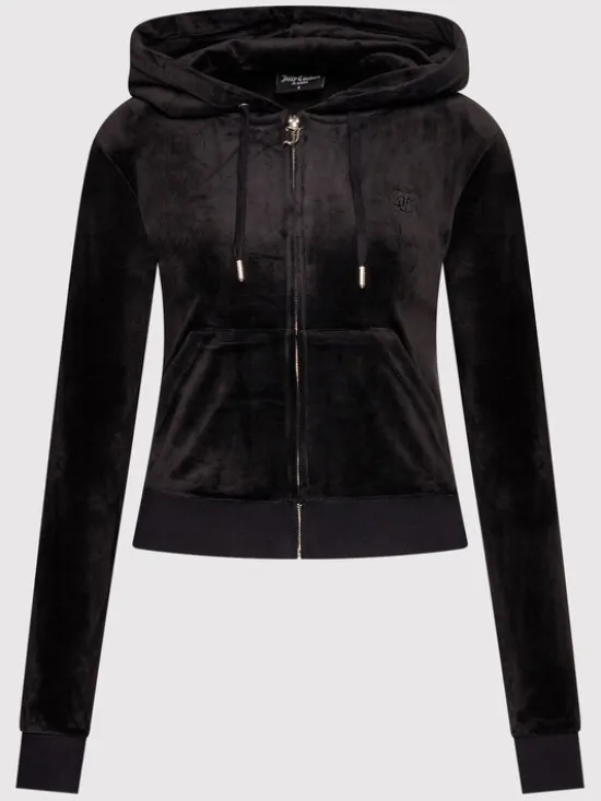 Juicy Couture Bluza Robertson JCAP176 Czarny Slim Fit