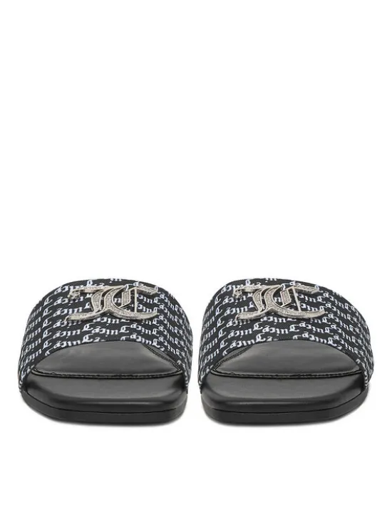 Juicy Couture Klapki CEO-HY24111-1 Czarny