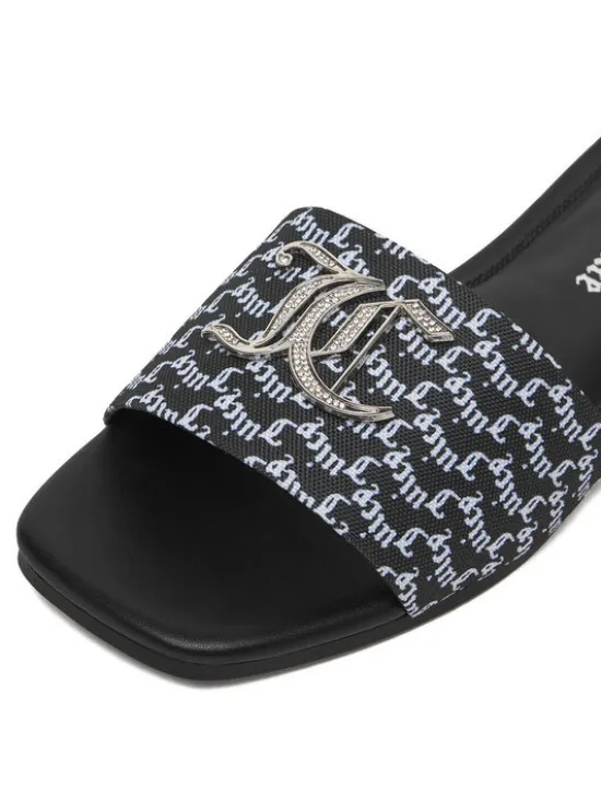 Juicy Couture Klapki CEO-HY24111-1 Czarny