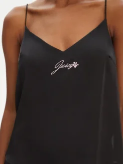 Juicy Couture Koszulka piżamowa JCLCT125511 Czarny Regular Fit
