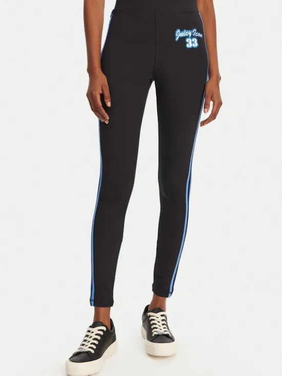 Juicy Couture Legginsy JCSML125405 Czarny Slim Fit