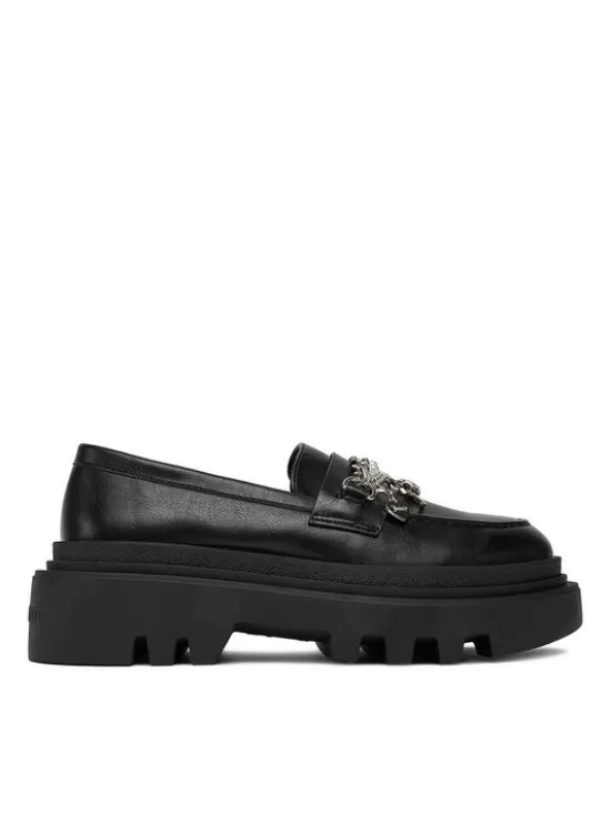 Juicy Couture Loafersy CEO-HY63020S-6A Czarny