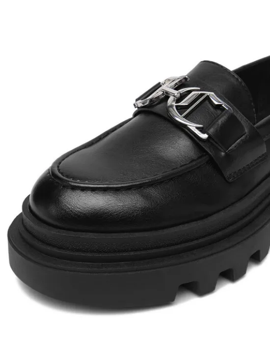 Juicy Couture Loafersy CEO-HY63020S-6 Czarny