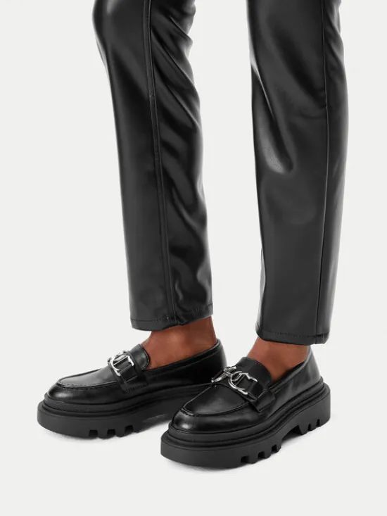 Juicy Couture Loafersy CEO-HY63020S-6 Czarny