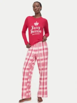 Juicy Couture Piżama JCYPJ226854 Czerwony Relaxed Fit