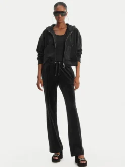 Juicy Couture Spodnie dresowe Tina JCWBJ126327 Czarny Straight Leg