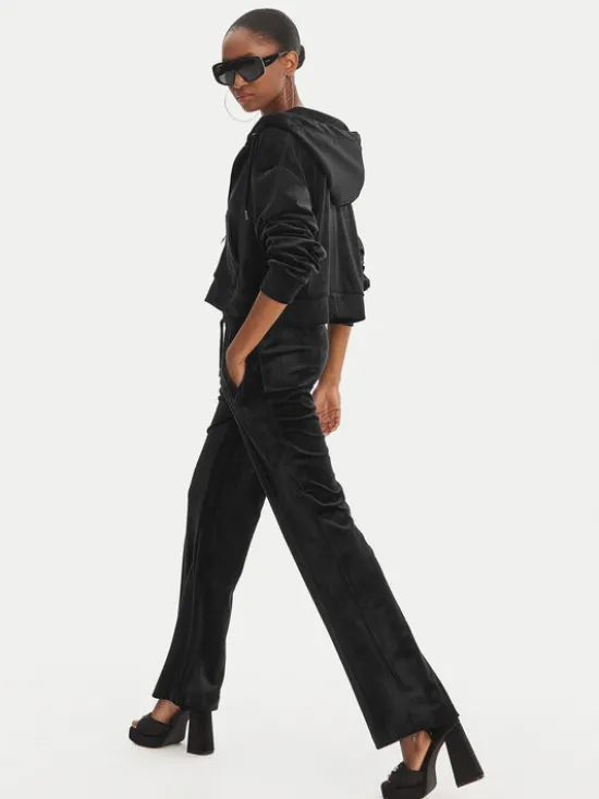Juicy Couture Spodnie dresowe Tina JCWBJ126327 Czarny Straight Leg