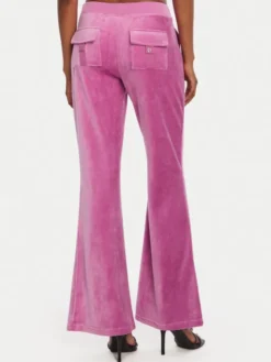 Juicy Couture Spodnie dresowe Caisa JCSEBJ008G Różowy Slim Fit