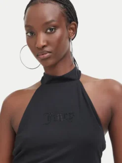 Juicy Couture Top JCWCT226331 Czarny Slim Fit